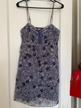 American Eagle Floral Spaghetti-Strap Mini Dress Size 6